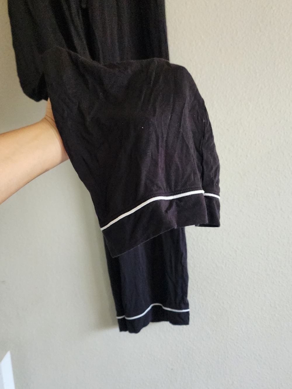 Comfrt Luna Lounge Pajama Set - Black - Size XS - Picture 4 of 11